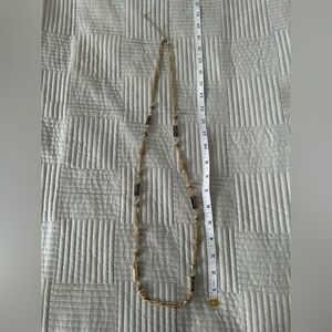 Elegant Gold and Brown Gemstone Women's Necklace